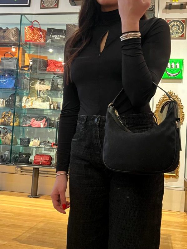 Gucci GG Pochette Shoulder Bag Black Sale