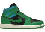 Jordan 1 Mid Lucky Green Aquatone (Women s) For Sale