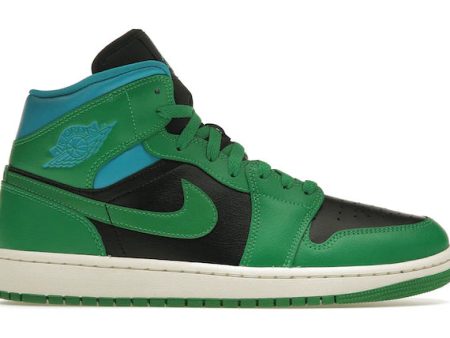 Jordan 1 Mid Lucky Green Aquatone (Women s) For Sale