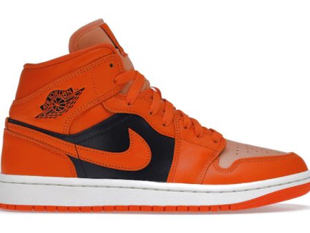 Jordan 1 Mid SE Rush Orange Crimson Bliss (Women s) on Sale