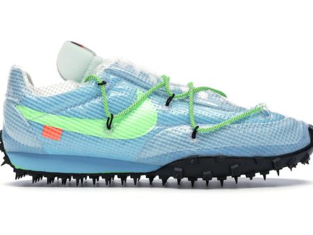 Nike Waffle Racer Off-White Vivid Sky (Women s) Online