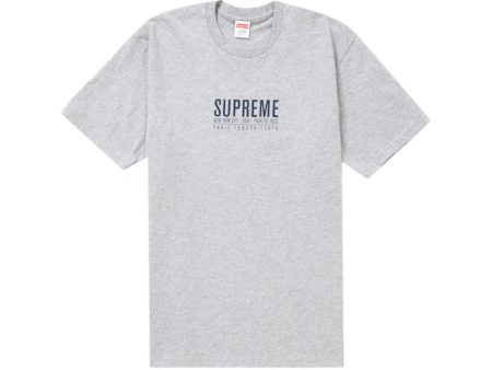 Supreme Paris Tee Heather Grey Online