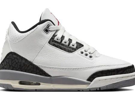 Jordan 3 Retro Cement Grey (GS) For Sale