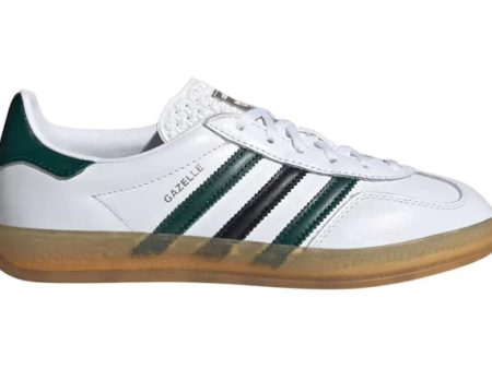 adidas Gazelle Indoor White Collegiate Green (Women s) Discount