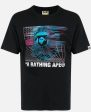 A Bathing Ape graphic print cotton t-shirt black Online Sale