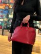 Louis Vuitton Red Epi Alma on Sale