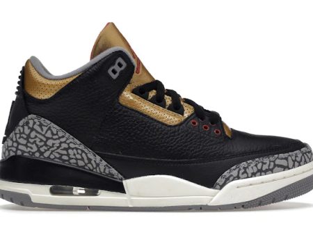 Jordan 3 Retro Black Cement Gold (Women s) Online now