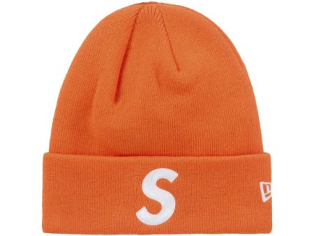 Supreme New Era S Logo Beanie (FW24) Orange Supply