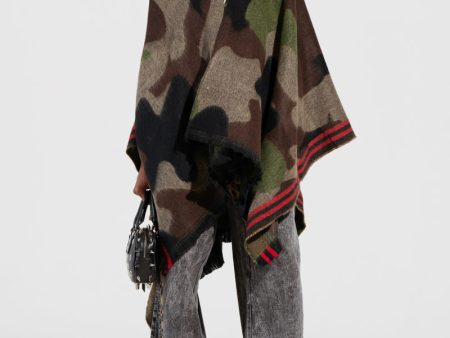 YOU CAN T SEE ME CAMO PONCHO Online Hot Sale